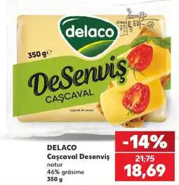 Kaufland Delaco Cașcaval Desenvis Ofertă