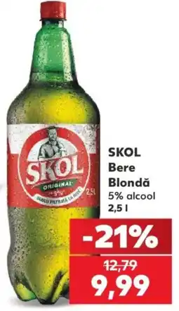 Kaufland Skol bere blondă Ofertă