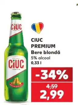 Kaufland Ciuc premium bere blondă Ofertă