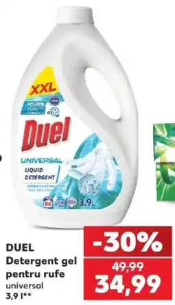 Kaufland Duel detergent gel pentru rufe universal Ofertă