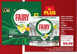 Kaufland Fairy capsule pentru mașina de spălat vase Ofertă
