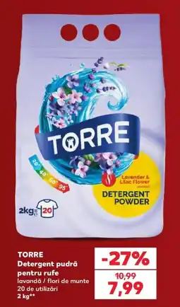 Kaufland Torre detergent pudră pentru rufe Ofertă