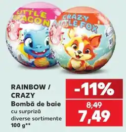 Kaufland Rainbow / Crazy Bombă de baie Ofertă