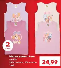 Kaufland Paw Patrol maiou pentru fete Ofertă
