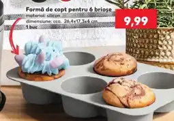 Kaufland Formă de copt pentru 6 briose Ofertă