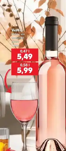 Kaufland Vertis pahar vin Ofertă
