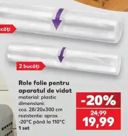 Kaufland Role folie pentru aparatul de vidat Ofertă