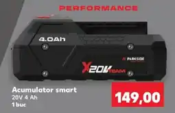 Kaufland Parkside acumulator smart 20v 4 ah Ofertă