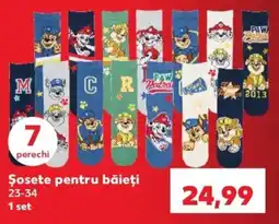 Kaufland Paw Patrol șosete pentru băieți Ofertă