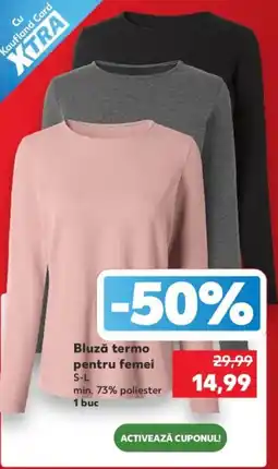Kaufland Bluză termo pentru femei Ofertă
