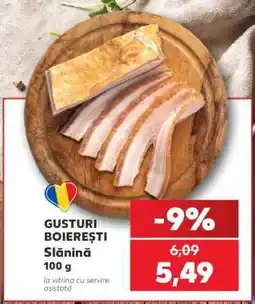 Kaufland GUSTURI BOIEREȘTI Slănină Ofertă