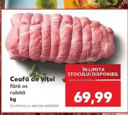 Kaufland Ceafă de vițel fără os rulată Ofertă
