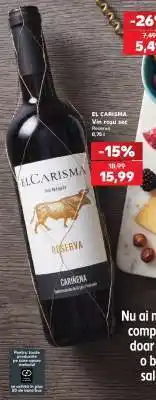 Kaufland EL CARISMA Vin roșu sec Reserva Ofertă