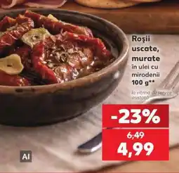 Kaufland Roșii uscate, murate în ulei cu mirodenii 100 g Ofertă