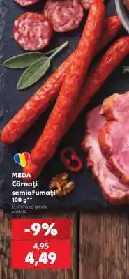 Kaufland MEDA Cârnați semiafumați Ofertă