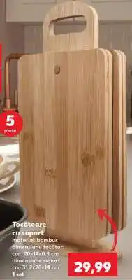 Kaufland Tocătoare cu suport Ofertă