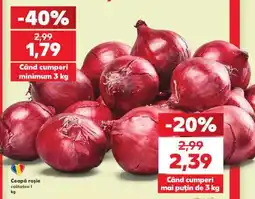 Kaufland Ceapă roşie Ofertă