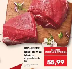 Kaufland IRISH BEEF Rasol de vită fără os Ofertă