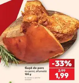 Kaufland Gușă de porc cu șorici afumată Ofertă