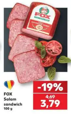 Kaufland FOX Salam sandwich Ofertă
