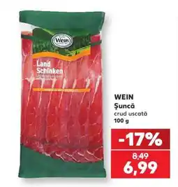 Kaufland WEIN Șuncă crud uscată Ofertă