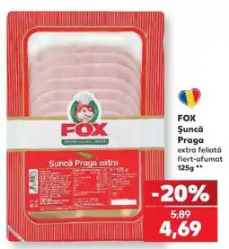 Kaufland FOX Şuncă Praga Ofertă