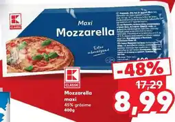 Kaufland Mozzarella maxi Ofertă