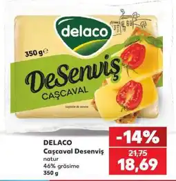 Kaufland DELACO Caşcaval Desenviş Ofertă