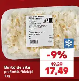 Kaufland Burtă de vită Ofertă