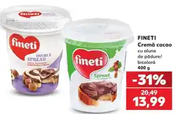 Kaufland FINETI Cremă cacao Ofertă