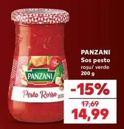 Kaufland PANZANI Sos pesto roșu / verde Ofertă