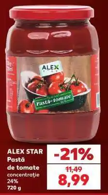Kaufland ALEX-STAR Pastă de tomate Ofertă