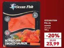 Kaufland OCEAN FISH File de somon afumat Ofertă