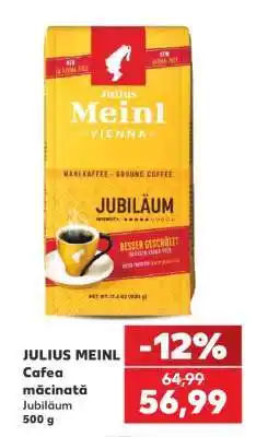 Kaufland JULIUS MEINL Cafea măcinată Jubilaum 500 g Ofertă