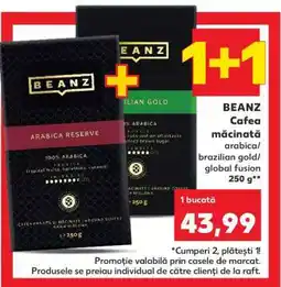 Kaufland BEANZ Cafea măcinată Ofertă