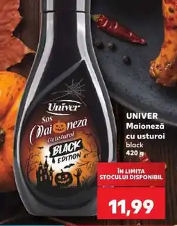 Kaufland UNIVER Maioneză cu usturoi black Ofertă