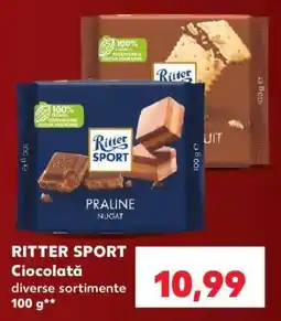 Kaufland RITTER SPORT Ciocolată Ofertă