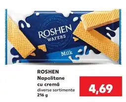 Kaufland ROSHEN Napolitane cu cremă Ofertă