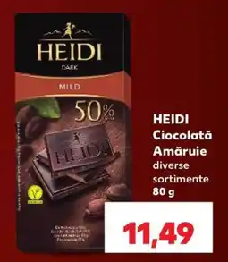 Kaufland HEIDI Ciocolată Amăruie Ofertă