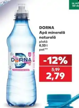 Kaufland DORNA Apă minerală naturală plată Ofertă