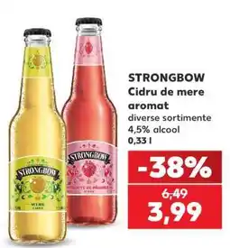 Kaufland STRONGBOW Cidru de mere aromat Ofertă