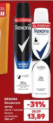 Kaufland REXONA Deodorant spray Ofertă