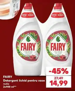 Kaufland FAIRY Detergent lichid pentru vase rodie Ofertă