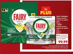Kaufland FAIRY ORIGINAL + FAIRY PLATINUM Ofertă