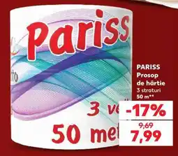 Kaufland PARISS Prosop de hârtie Ofertă