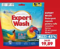 Kaufland EXPERT WASH Detergent capsule pentru rufe Carpatian Spring Ofertă
