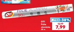 Kaufland OTI Folie aluminiu 30 m Ofertă