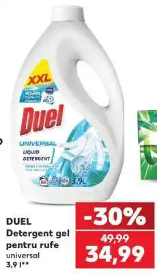 Kaufland DUEL Detergent gel pentru rufe universal 3,9 l Ofertă