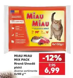 Kaufland MIAU MIAU MIX PACK Ofertă