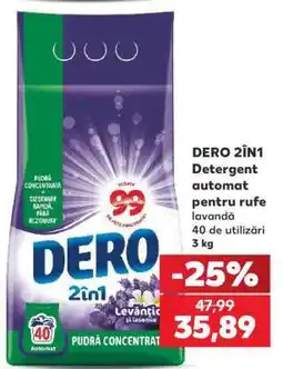 Kaufland DERO 2ÎN1 Detergent automat pentru rufe Ofertă